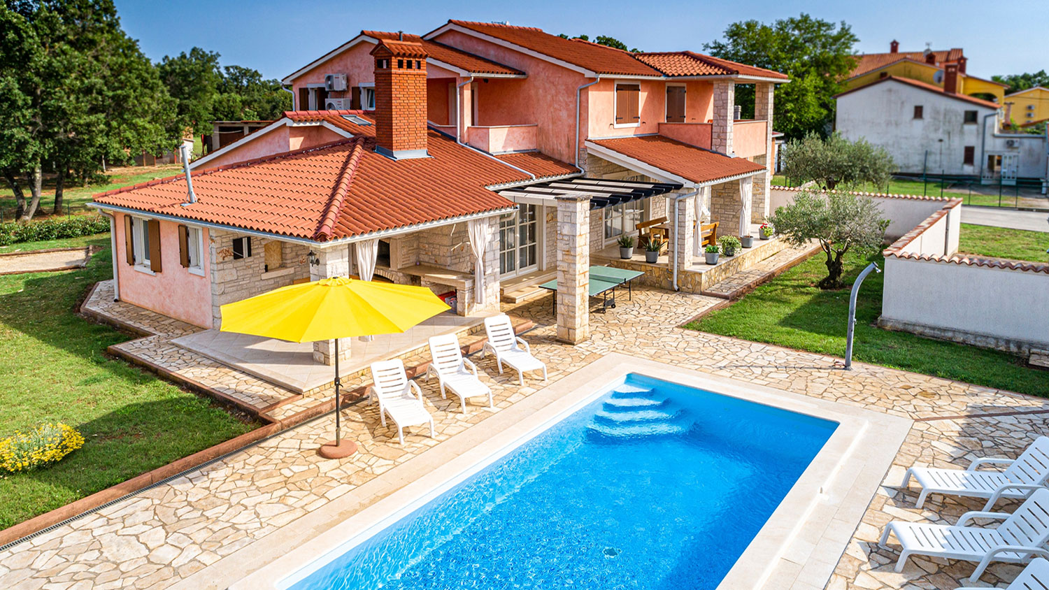 Kroatien Ferienhaus mit Pool